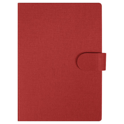 Блокнот А5 Tasmania, в твердой обложке со стикерами в линейку, серый