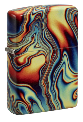 Зажигалка ZIPPO Swirl с покрытием Glow In The Dark Green, латунь, 38x13x57 мм