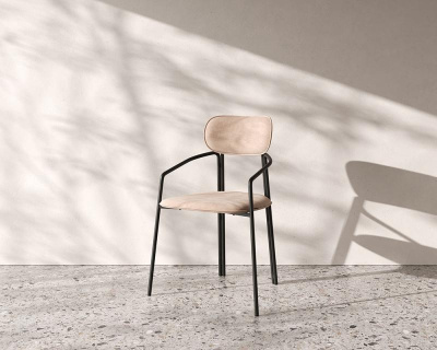 Стул ror, велюр