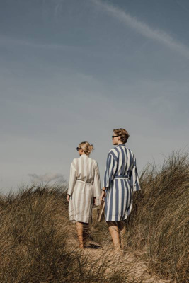 Халат VINGA Ornos из переработанного хлопка GRS, S/M