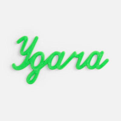 Подвеска Word, 3D-печать на заказ