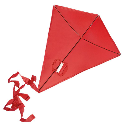 Воздушный змей "РОМБ", белый, 70*60 см, полиэстер, шелкография