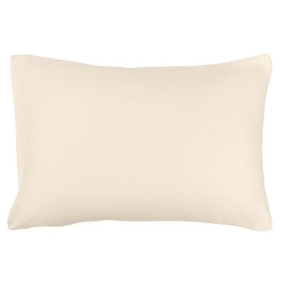 Набор из двух наволочек из сатина ового цвета из коллекции essential, 50х70 см