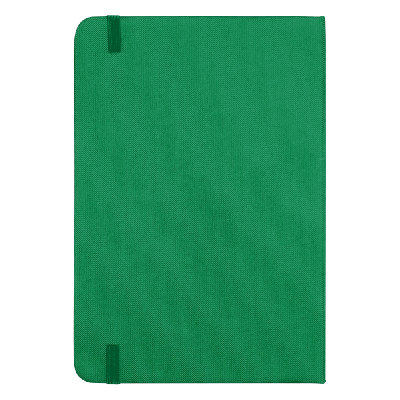 Блокнот А5 Hobard, в твердой тканевой обложке c резинкой в линейку