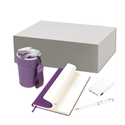 Подарочный набор Monaco, (термокружка, аккумулятор, ежедневник, ручка)