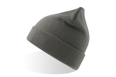 Шапка мужская PIER-S, тёмно-серый, верх: 100% полиэстер, подкладка: 100% полиэстер