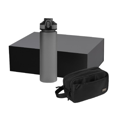 Подарочный набор Boston, Flip,  (дорожная косметичка, бутылка)