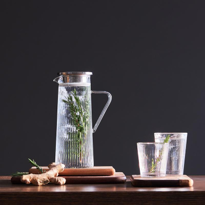 Кувшин с крышкой soft ripples, 1,2 л