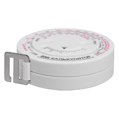 Рулетка Tools Healthy Lifestyle, 1,5 метра, пластиковая, ягкой лентой