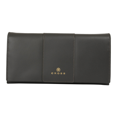 Кошелёк Cross Kelly Wall Stone, кожа наппа, гладкая, 20 x 11 x 2,5 см