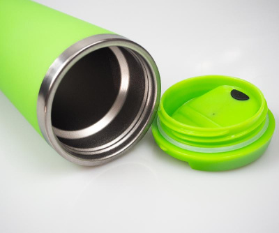 Термокружка Арлекино, пластик металл,  350 мл