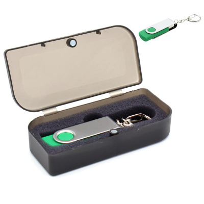 Флешка Twist 16 Гб в футляре, черная