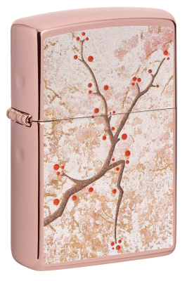 Зажигалка ZIPPO Eastern с покрытием High Polish Rose Gold, латунь,  золото, 38x13x57 мм