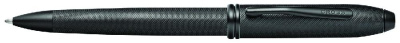 Шариковая ручка Cross Townsend Black Micro Knurl