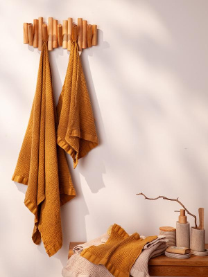 Полотенце для рук из умягченной вафли  из коллекции essential, 50x90 см