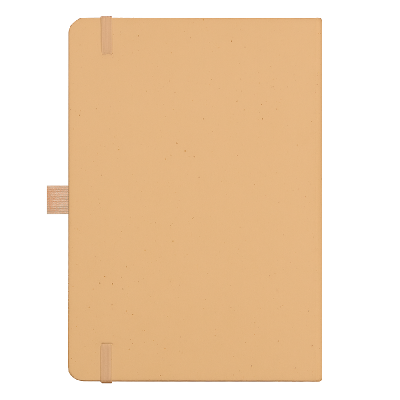 Блокнот Forest  Alfa Polo Recycled Paper А5, недатированный, в твердой обложке, с резинкой и петлей для ручки,  натуральный (крафтовый)