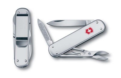 Нож перочинный VICTORINOX Money Clip, 74 мм, 5 функций, алюминиевая рукоять