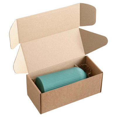 Свеча декоративная бирюзового цвета из коллекции edge, 16,5см