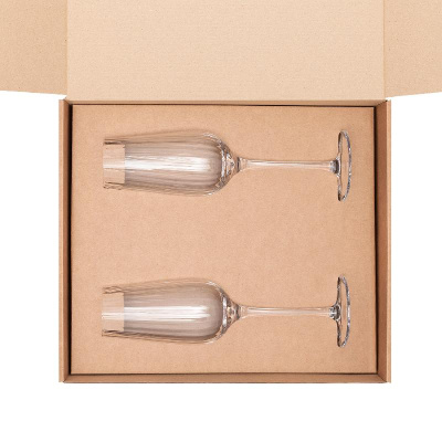 Подарочный набор 2 бокала для шампанского Blanche