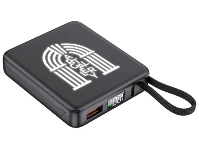 Внешний аккумулятор с подсветкой лого Nex, 5000 мАч