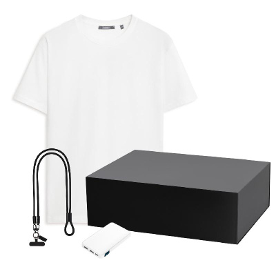 Набор с одеждой KRIS (футболка, аккумулятор, кабель-ланьярд), , M