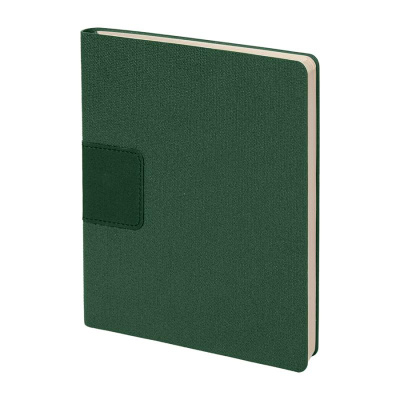 Бизнес-блокнот "Tweedi", 150х180 мм, красный, кремовая бумага, гибкая обложка, в линейку