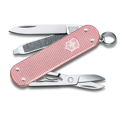 Ножбрелок VICTORINOX Classic SD Alox Colors "Cotton Candy", 58 мм, 5 функций, светло