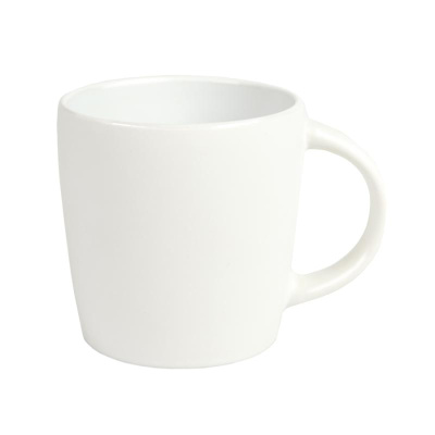 Кружка MILK , белый, 300мл, тонкая керамика, глянцевое покрытие