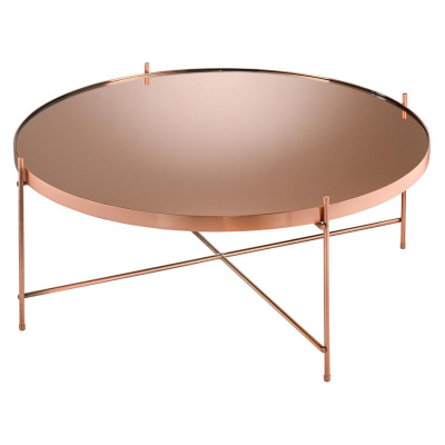 Столик josen, D85 см, медный