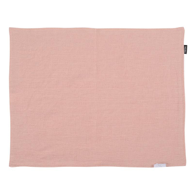 Салфетка под приборы из умягченного льна пудрового цвета из коллекции essential, 35х45 см