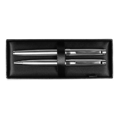 Набор ручек Diplomat Solution,  (ручка шариковая, роллер) в подарочной коробке Emotion