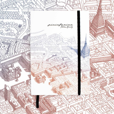 Блокнот линованный Pininfarina ITALIAN BEAUTY TORINO из каменной бумаги, А5