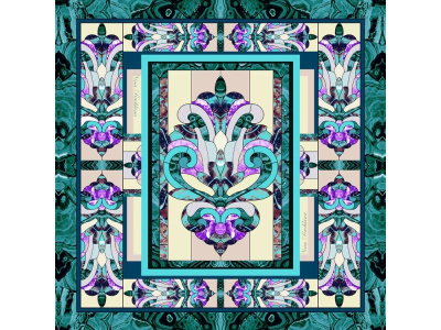 Платок Каменный Цветок