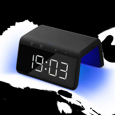 Зарядная станция с часами 15W Флейм (Flame)