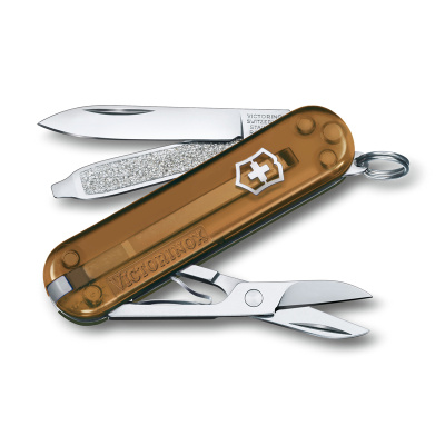 Ножбрелок VICTORINOX Classic SD Colors "Chocolate Fudge", 58 мм, 7 функций
