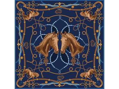 Платок Конный клуб