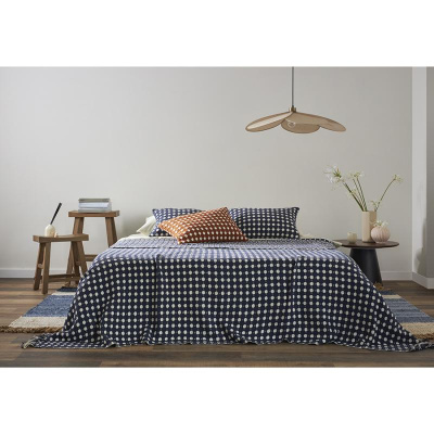 Покрывало из хлопка polka   из коллекции essential, 180х250 см