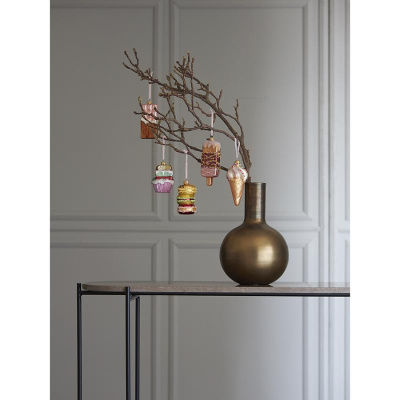 Набор ёлочных украшений glimmer selection из коллекции new year essential, 5 шт.