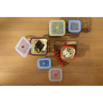 Контейнер для переноски и хранения силикон квадратный складной silikobox, 400 мл