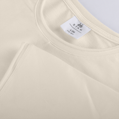 Футболка унисекс оверсайз STAN хлопок/спандекс 260, 41, Молочный (11)