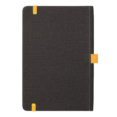 Блокнот Forest  Alfa Orion Rosewood А5, недатированный, в твердой обложке,  с желтой  резинкой и петлей для ручки