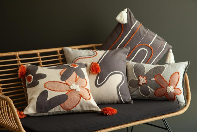 Чехол на подушку stone ers из коллекции ethnic, 30х45 см