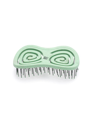 Щетка Dewal Beauty серия "Friendly", массажная, с нейлоновым штифтом, форма бабочка