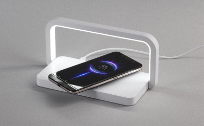 Лампа складная "Smart Light" с беспроводным (10W) зарядным устройством и подставкой для смартфона