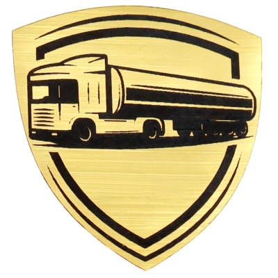 Шильд-наклейка транспорт, серебро