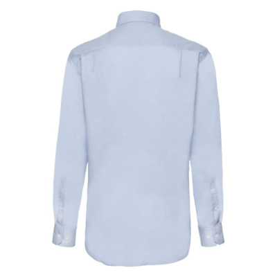 Рубашка "Long Sleeve Oxford Shirt", белый_S, 70% х/б, 30% п/э, 130 г/м2