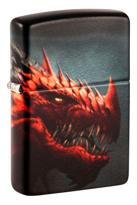Зажигалка ZIPPO Dragon Design с покрытием 540 Matte, латунь, 38x13x57 мм