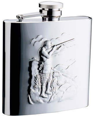 Фляга SQuire "Охотники" 0,27 л,   с рисунком