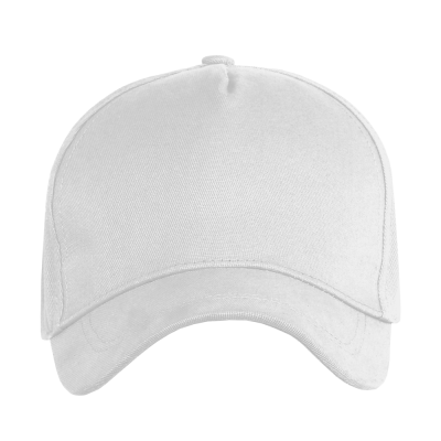 Бейсболка STAN 5 клиньев хлопок,260,112, Белый (10)