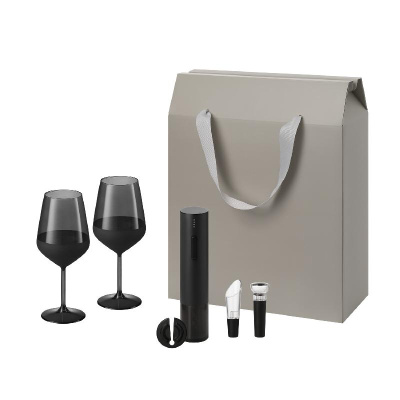 Подарочный набор Black Edition, Sacramento (2 бокала + набор для вина)